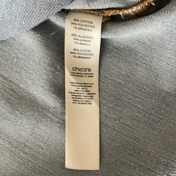 Jean jacket by Chicos - Picture 5 of 6